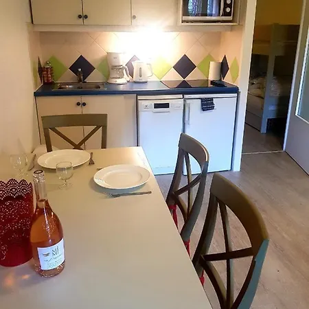 Studio 4 Personnes, Climatise, Rez De Jardin *